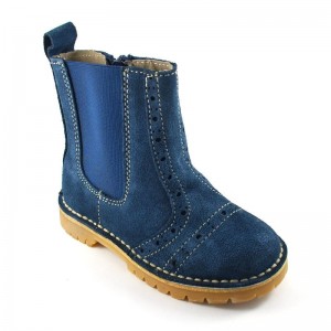 Bota Botín Serraje Picados - Azulon