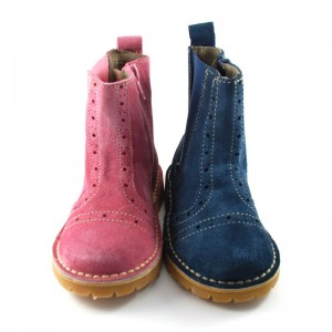Bota Botín Serraje Picados - Azulon