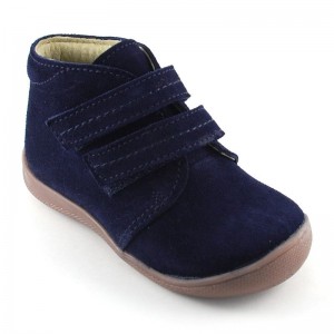 Bota Serraje Velcro Niños - Azul marino