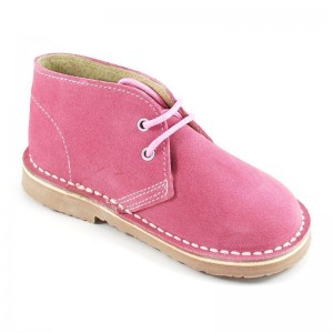 Bota Safari cordón / Pisacacas - Rosa
