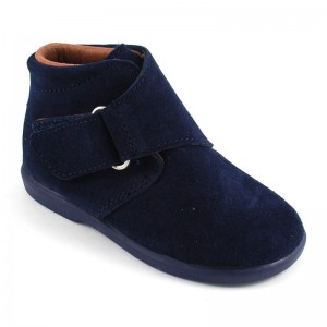 Bota Serraje Velcro Niños - Azul marino