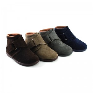 Bota Serraje Velcro Niños - Azul marino