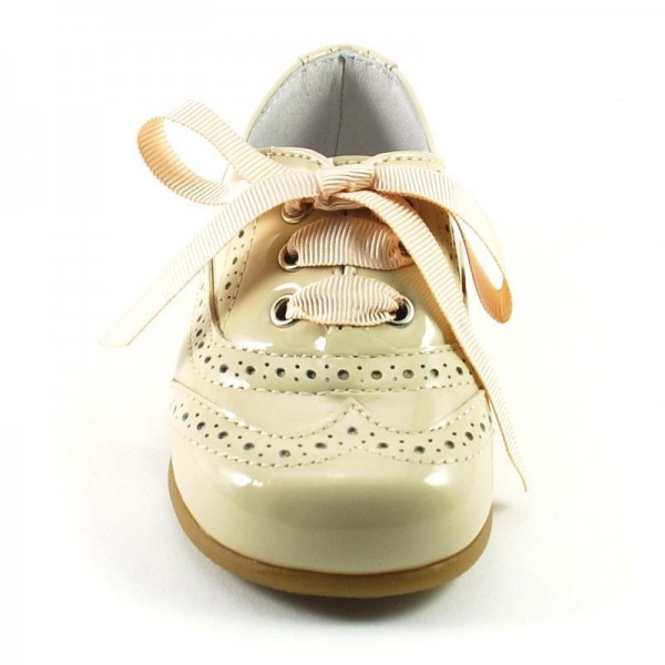 Blucher Charol Niños - Beige