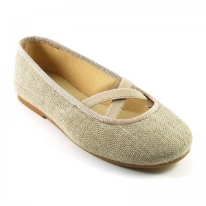 Bailarina - Manoletina Ballet Lino - Beige