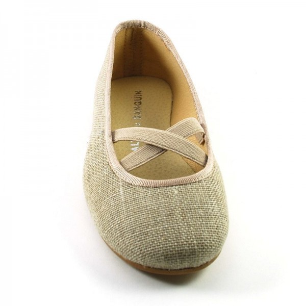 Bailarina - Manoletina Ballet Lino - Beige