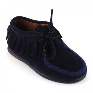 Botin flecos - Azul marino