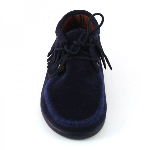 Botin flecos - Azul marino