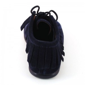 Botin flecos - Azul marino