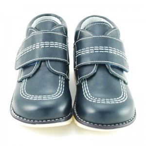 Bota niños piel tipo Kickers - Azul marino