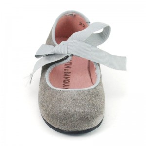 Mercedita lazo faza gris serraje niñas - Gris