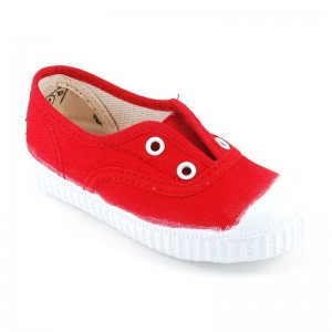 Zapatilla Lona La Cadena - Rojo