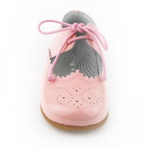 Blucher mercedita niña charol - Rosa