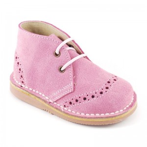 Bota Safari Cordón Pala Picada - Rosa