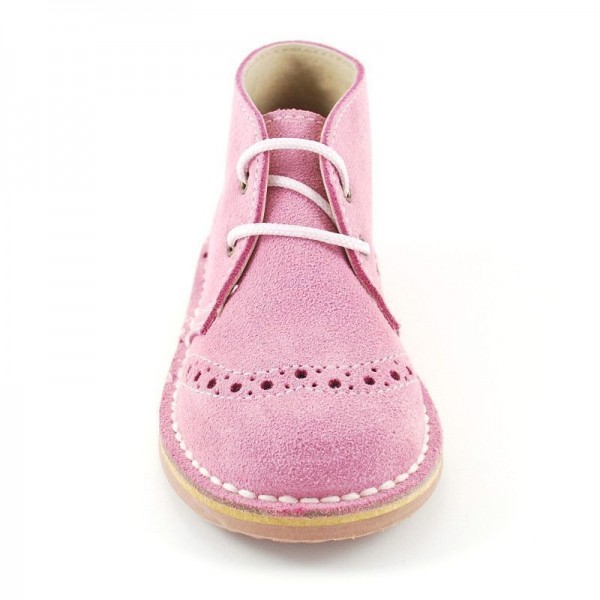 Bota Safari Cordón Pala Picada - Rosa