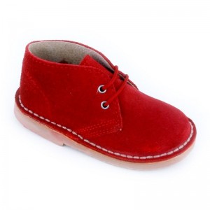 Bota Safari cordón / Pisacacas (TALLA GRANDE) - Rojo