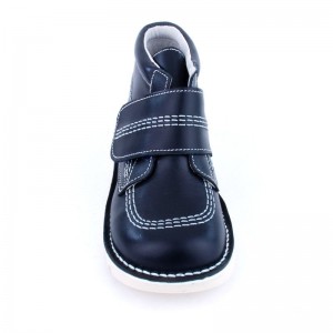 Bota niños piel tipo Kickers - Azul marino