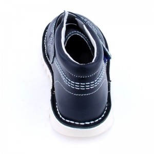 Bota niños piel tipo Kickers - Azul marino
