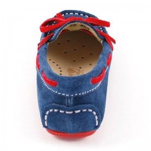 Mocasín Serraje Pasados Rojo - Azulon