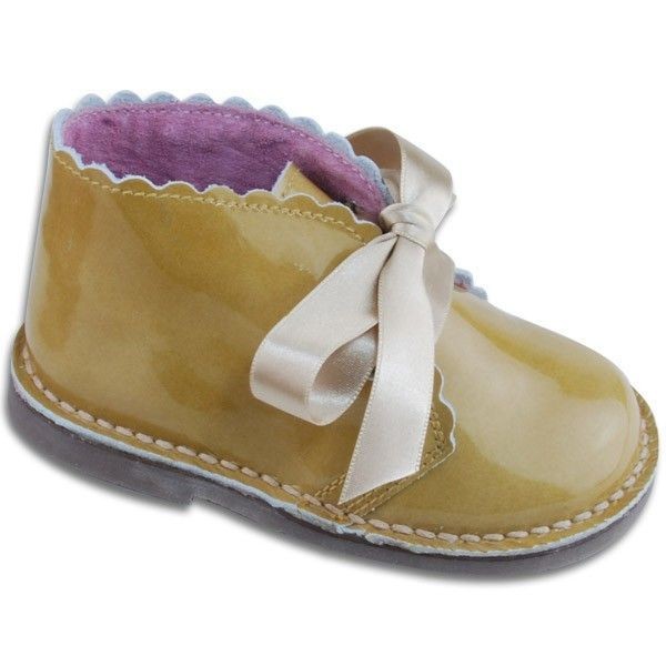 Bota tipo safari charol niños (TALLA GRANDE)
