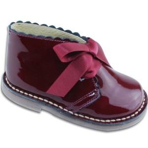 Bota tipo safari charol niños (TALLA GRANDE)