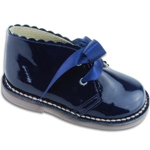 Bota tipo safari charol niños (TALLA GRANDE)