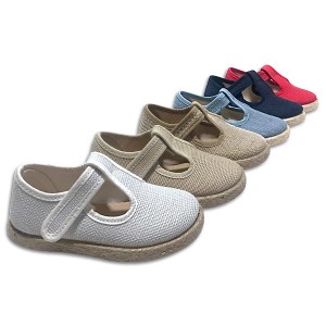 Pepito lino velcro adorno yute