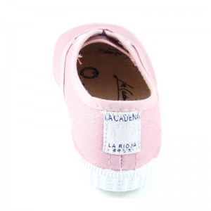 Zapatilla Lona La Cadena - rosa