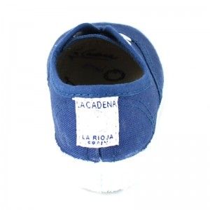 Zapatilla Lona La Cadena - azul